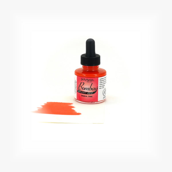 Bombay India Ink, 1.0 oz, Bright Red (10BY) – Dr. Ph. Martin's