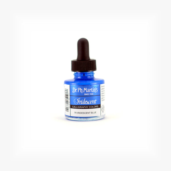 Iridescent Calligraphy Color, 1.0 oz, Iridescent Blue (7R) – Dr. Ph.  Martin's® | Mfg. Salis Int'l, Inc.