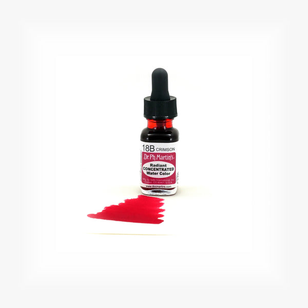 Radiant Concentrated Water Color, 0.5 oz, Crimson (18B)