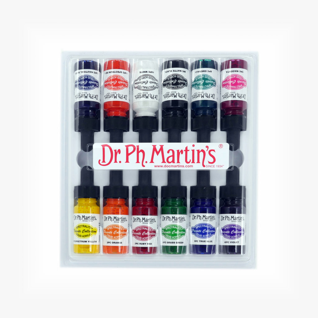 Spectralite Private Collection Liquid Acrylics, 0.5 oz, Set 1 – Dr