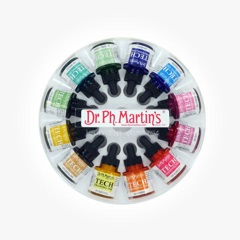 Dr. Ph. Martins Bombay India Ink Set 1 12 x 15 ml (0.5 OZ) – Jerrys Artist  Outlet